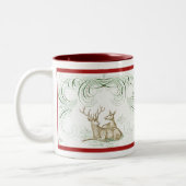 クリスマスディアー ツートーンマグカップ (左)