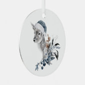 クリスマスディアー メタルオーナメント (正面右)