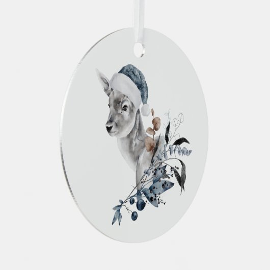 クリスマスディアー メタルオーナメント (正面右)