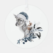 クリスマスディアー メタルオーナメント (裏面)