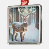 クリスマスディアー メタルオーナメント (左)