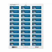 クリスマスディアー ラベル (フルシート)