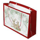 クリスマスディアー ラージペーパーバッグ (裏面アングル)