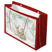 クリスマスディアー ラージペーパーバッグ (正面アングル)