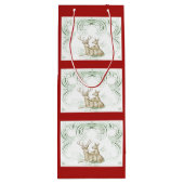 クリスマスディアー ワインギフトバッグ (裏面)