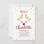 クリスマスディアー 招待状 (正面)