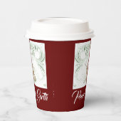 クリスマスディアー 紙コップ (左)