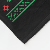 クリスマスディスクゴルフフリスビー醜いクリスマスクリスマス フリースブランケット (角)