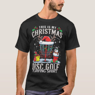 クリスマスディスクゴルフPのクリスマスライト Tシャツ