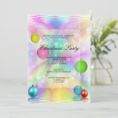 クリスマスディスコオーナメント クリスマスパーティー 招待状 (スタンド正面)