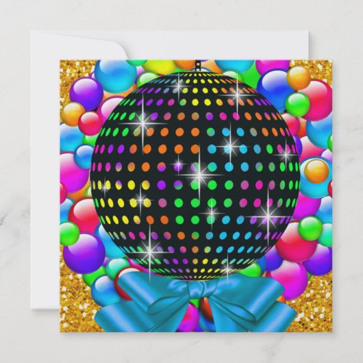 クリスマスディスコパーティー- SRF 招待状 (正面)