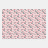 クリスマスディスコボール ラッピングペーパーシート (正面3)