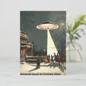 クリスマスディナーの思いがけないプレゼント シーズンカード (スタンド正面)