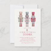 クリスマスディナーの招待 出欠カード (正面)