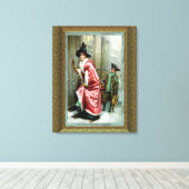 クリスマスディナーキャンバスプリント キャンバスプリント (インサイチュ (ウッドフロア))