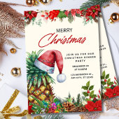 クリスマスディナーパーティの招待状、クリスマスパーティー 招待状