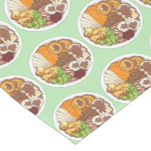 クリスマスディナーパーティーイギリスフェスティバルブリティッシュフード ショートテーブルランナー (コーナー)