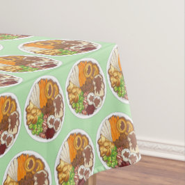 クリスマスディナーパーティーイギリスフェスティバルブリティッシュフード テーブルクロス