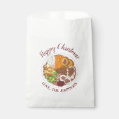 クリスマスディナーパーティーイギリスフェスティバルブリティッシュフード フェイバーバッグ (正面)