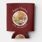 クリスマスディナーパーティーイギリスフェスティバルブリティッシュフード 缶クーラー (正面)
