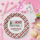 クリスマスディナーパーティー紙プレート ペーパープレート (パーティー)