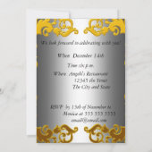 クリスマスディナーパーティー2招待状 招待状 (裏面)