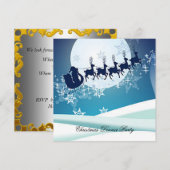 クリスマスディナーパーティー3 ご招待状 招待状 (正面/裏面)