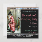 クリスマスディナービクトリアンパーティー 招待状 (正面)