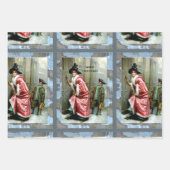 クリスマスディナービクトリアンホリデー ラッピングペーパーシート (正面3)
