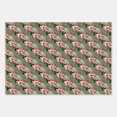 クリスマスディナービクトリアンホリデー ラッピングペーパーシート (正面3)