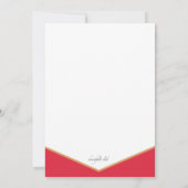 クリスマスディナーボクシングデイ招待状 招待状 (裏面)