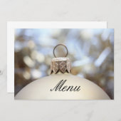 クリスマスディナーメニューカード メニュー (正面/裏面)