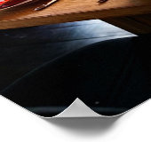 クリスマスディナーモノグラム食品天使の伝統 ポスター (角)