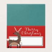 クリスマスディナー座席表 |メリークリスマス (外部フラット)