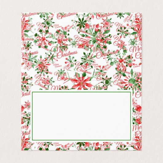 クリスマスディナー座席表 |雪 (外部フラット)