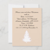 クリスマスディナー招待状 (裏面)