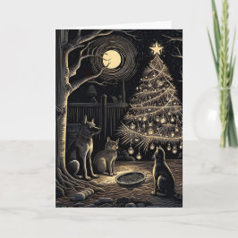 クリスマスディナー カード