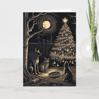 クリスマスディナー カード