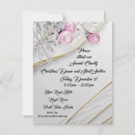 クリスマスディナー＆サイレントオークションご招待 シーズンカード