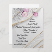 クリスマスディナー＆サイレントオークションご招待 シーズンカード (正面/裏面)