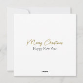 クリスマスディナー シーズンカード (裏面)