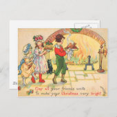 クリスマスディナー シーズンポストカード (正面/裏面)