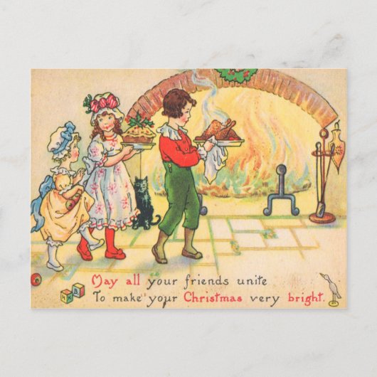 クリスマスディナー シーズンポストカード (正面)