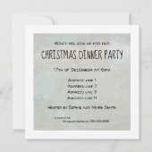クリスマスディナー 招待状 (裏面)
