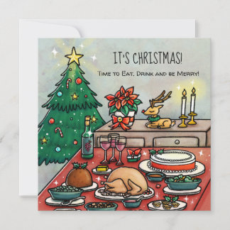 クリスマスディナー 招待状