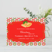 クリスマスディナー 招待状 (スタンド正面)