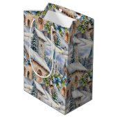 クリスマスデイカントリー教会 ミディアムペーパーバッグ (裏面アングル)