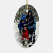 クリスマスデイフォトキープサケ セラミックオーナメント (右)