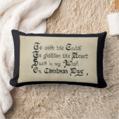 クリスマスデイホリデビクトリアンーウィッシュ ランバークッション (ブランケット)