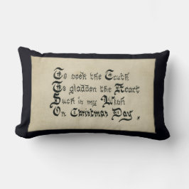 クリスマスデイホリデビクトリアンーウィッシュ ランバークッション